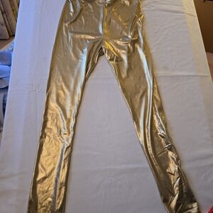 Forever 21 Metallic Gold Skirt